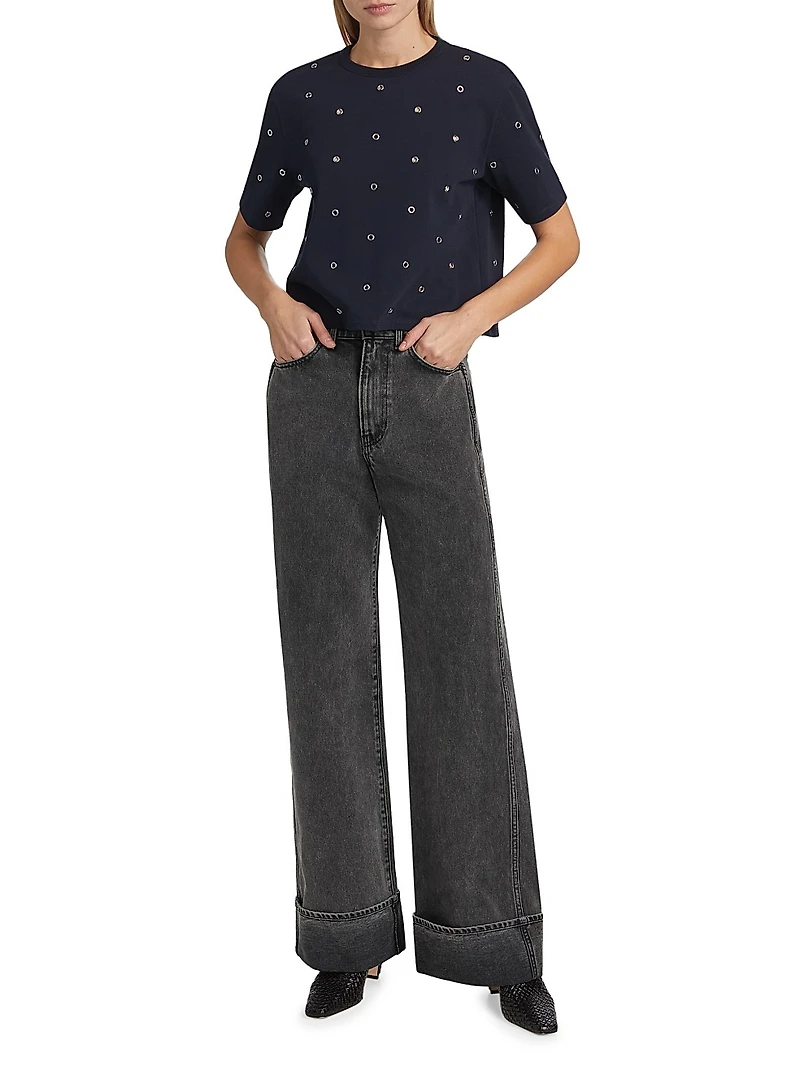 Taylor High-Rise Wide-Leg Jeans