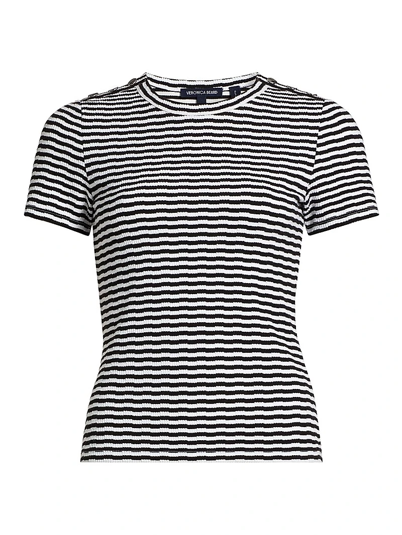 Draya Striped Knit T-Shirt