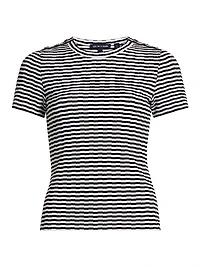 Draya Striped Knit T-Shirt