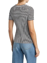 Draya Striped Knit T-Shirt