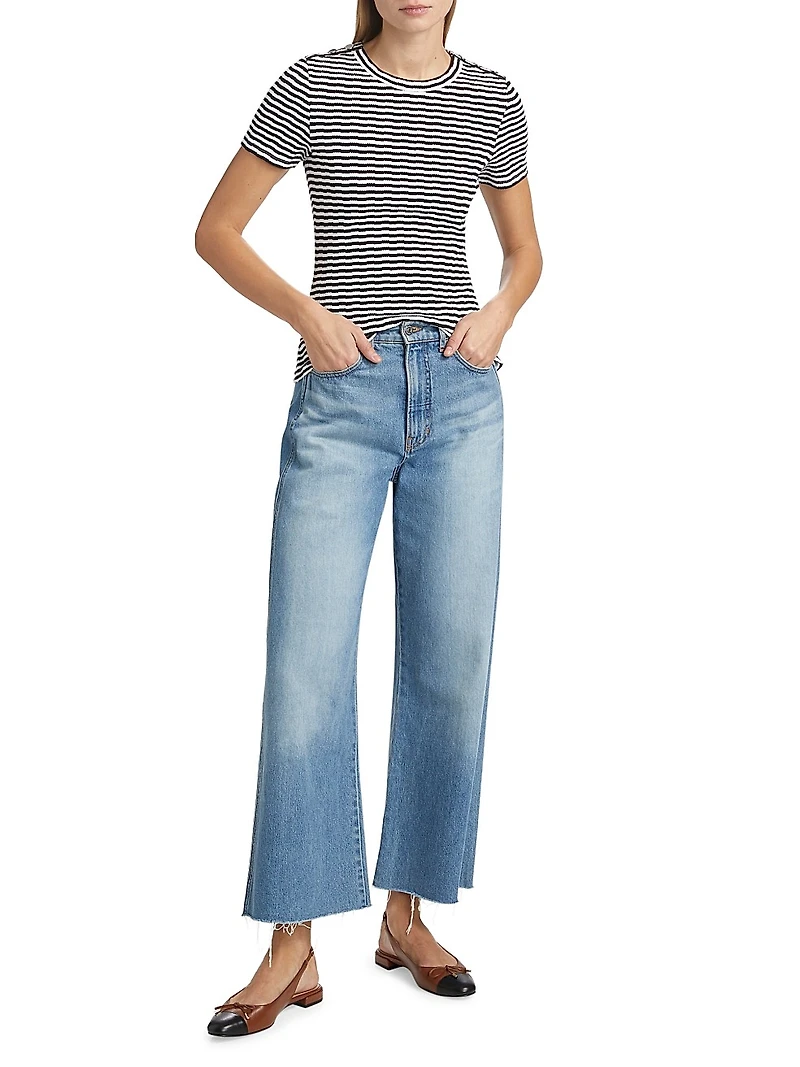 Draya Striped Knit T-Shirt