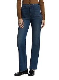 Crosbie High-Rise Wide-Leg Jeans