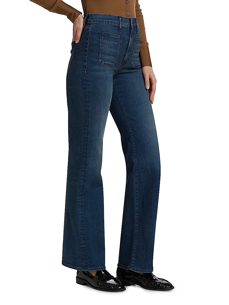 Crosbie High-Rise Wide-Leg Jeans