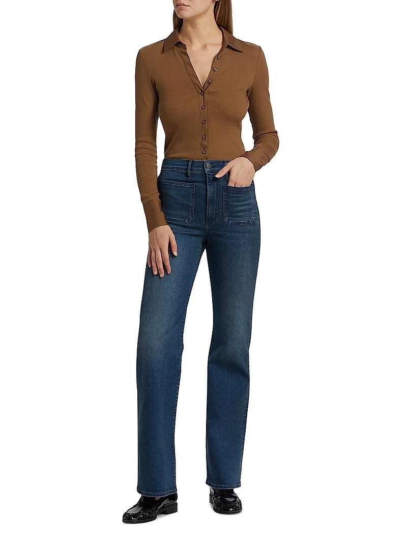 Crosbie High-Rise Wide-Leg Jeans