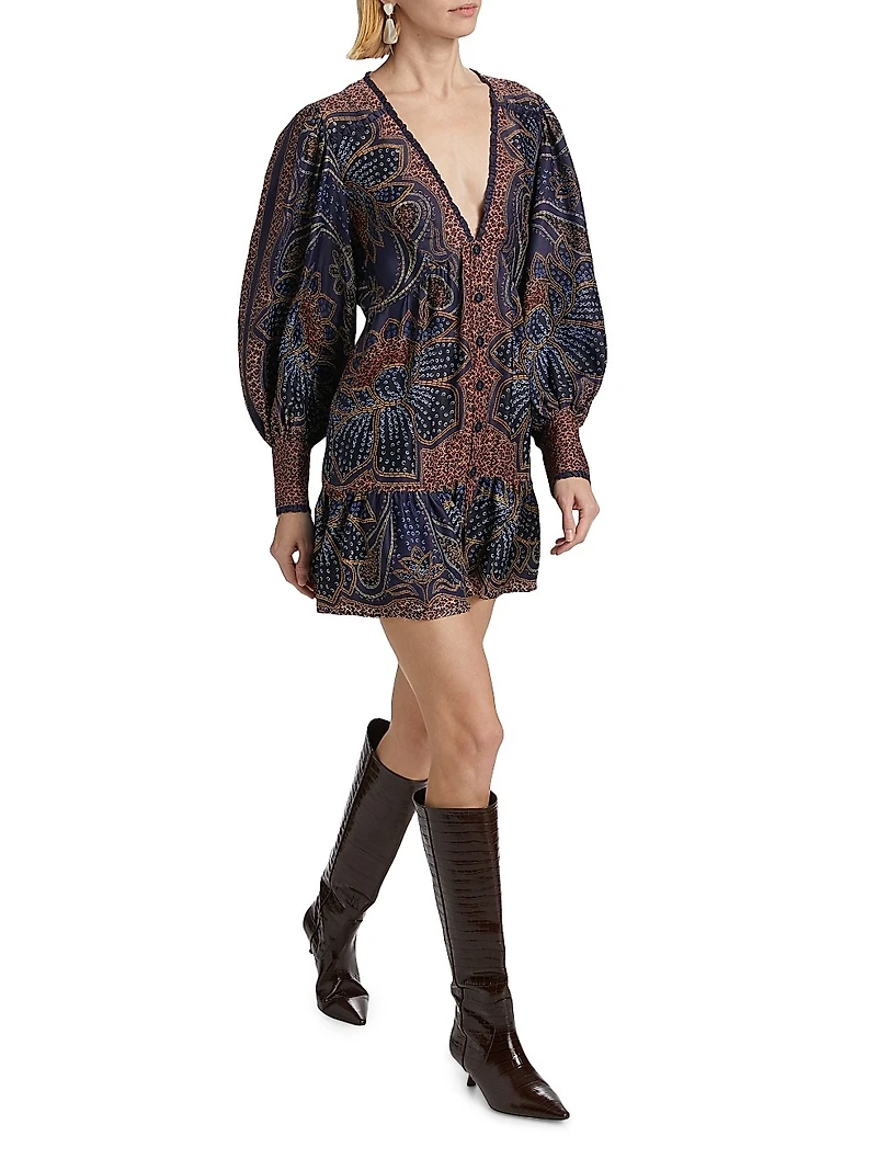 Floral Glam Minidress