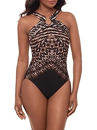 Topkapi Aphrodite Abstract One-Piece Swimsuit