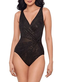 Brillante Circe Abstract One-Piece Swimsuit