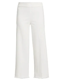 Stretch-Denim Wide-Leg Jeans