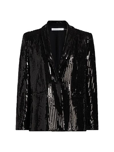 Square Sequin Blazer