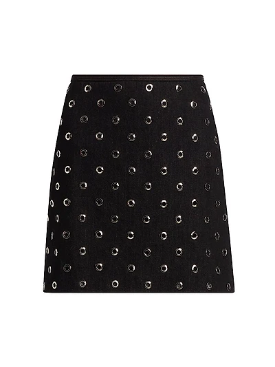 Blaire Grommet Miniskirt