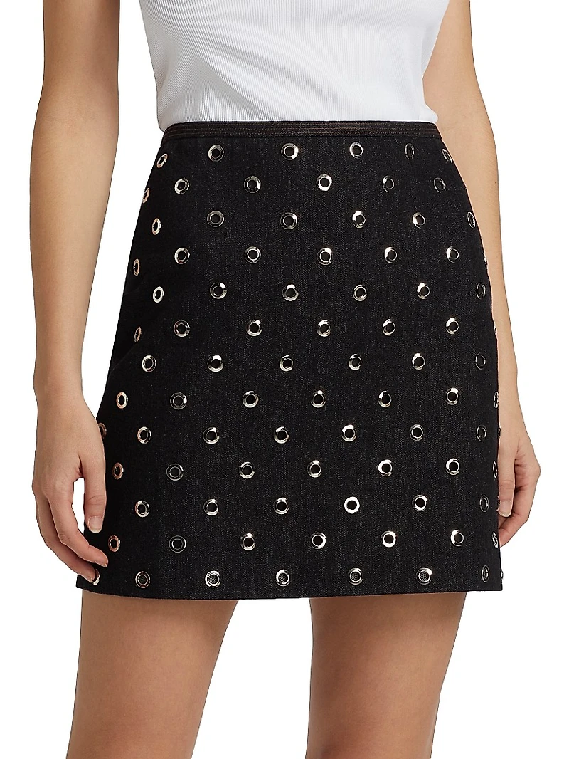 Blaire Grommet Miniskirt