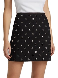 Blaire Grommet Miniskirt