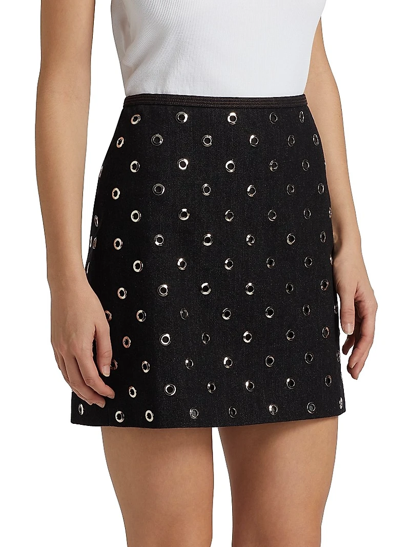 Blaire Grommet Miniskirt
