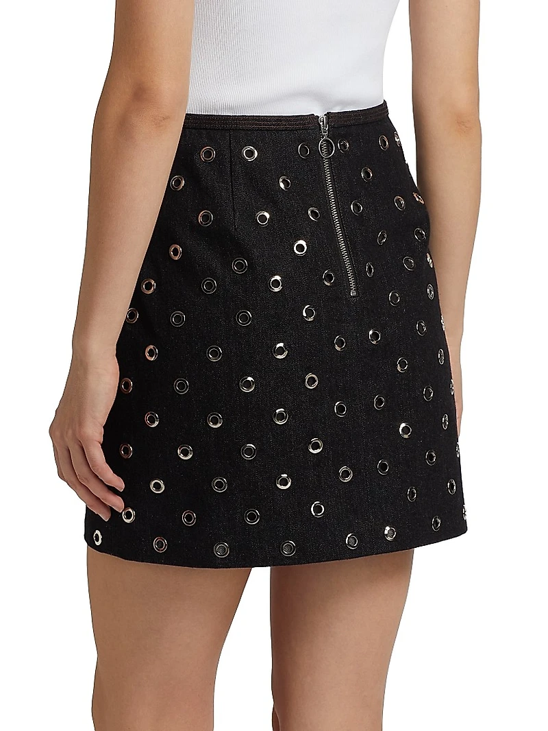 Blaire Grommet Miniskirt