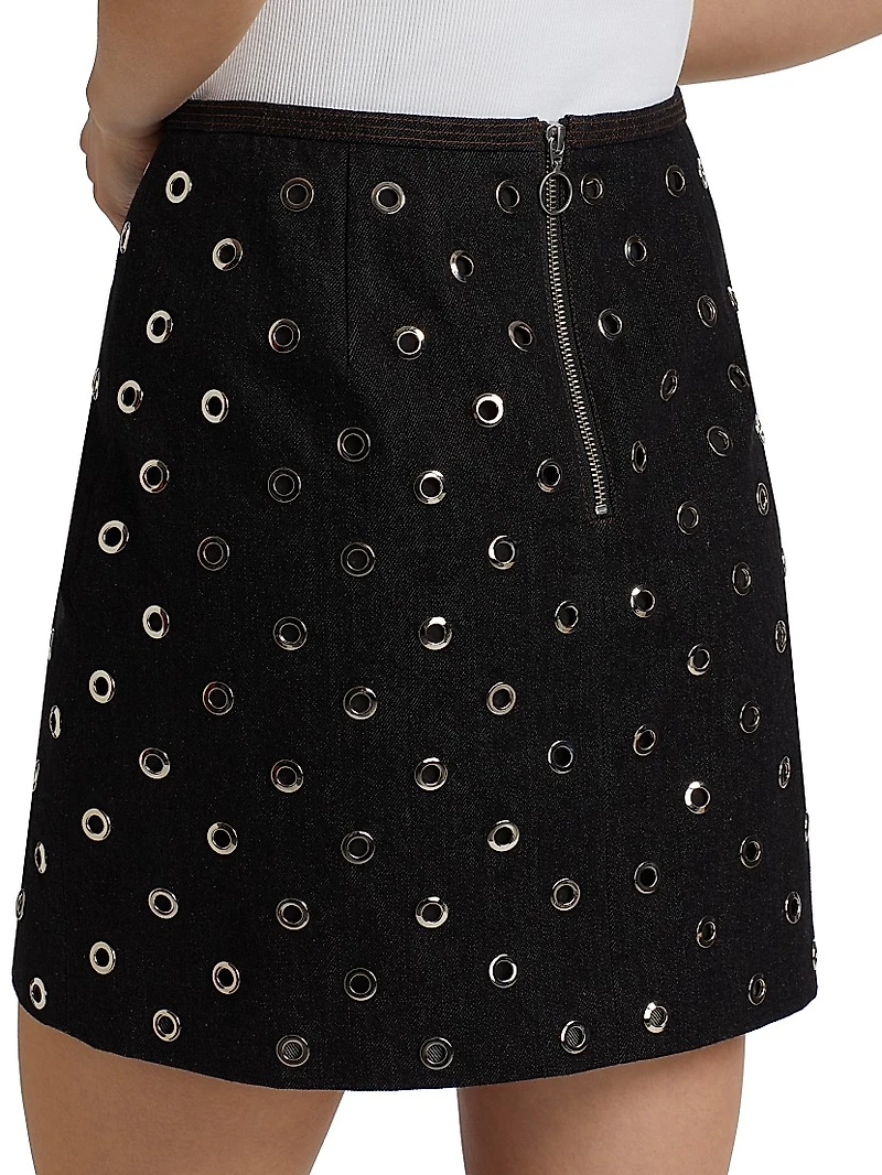 Blaire Grommet Miniskirt