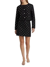 Blaire Grommet Miniskirt