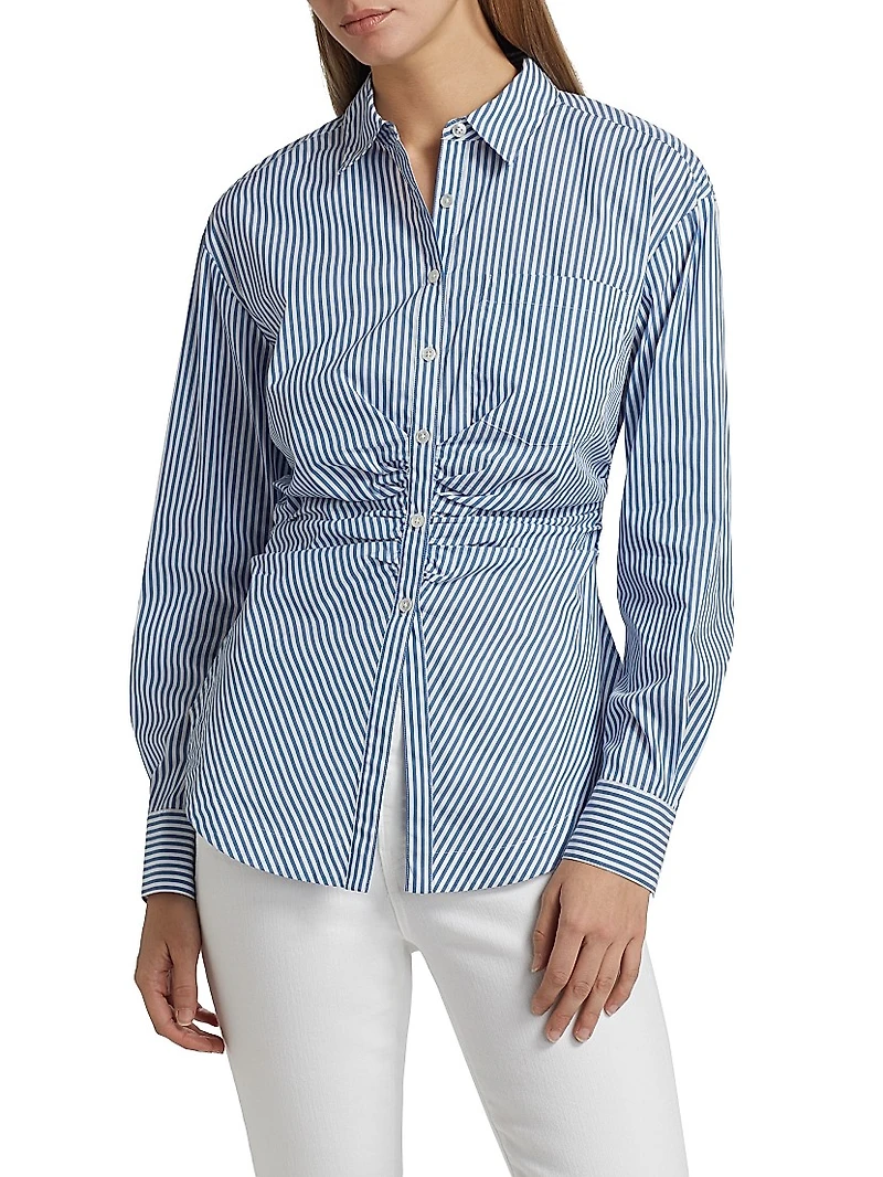 Bosco Striped Ruched Shirt