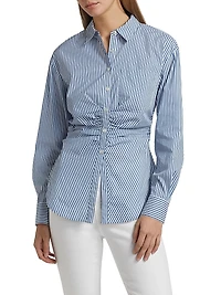 Bosco Striped Ruched Shirt