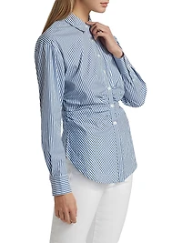 Bosco Striped Ruched Shirt