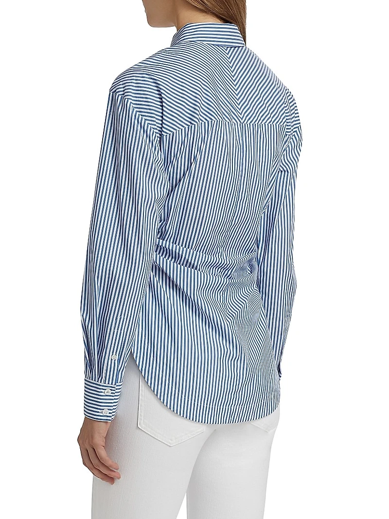 Bosco Striped Ruched Shirt