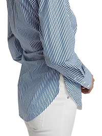 Bosco Striped Ruched Shirt