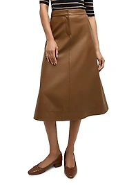 Louise Vegan Leather Skirt