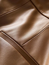 Louise Vegan Leather Skirt