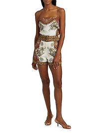 Rhea Printed Linen Top