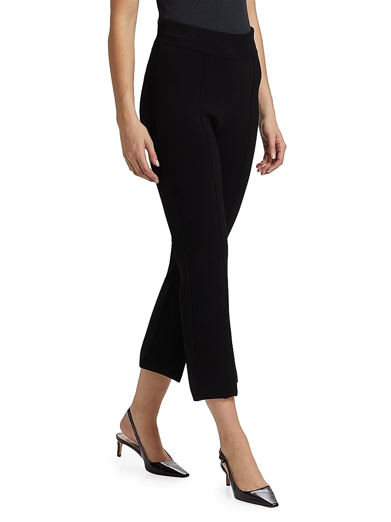 Bray Knit High-Rise Crop Pants