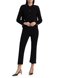 Bray Knit High-Rise Crop Pants
