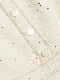 Julie Tweed Sheath Minidress