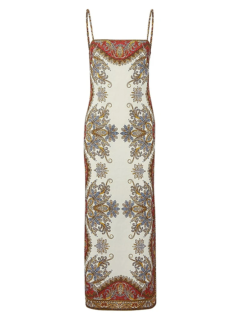 Petra Printed Slip Dress