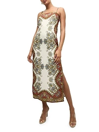 Petra Printed Slip Dress