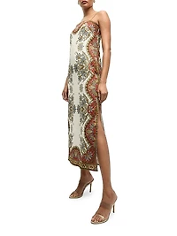 Petra Printed Slip Dress