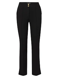 Kean Seamed Mid-Rise Pants