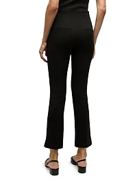 Kean Seamed Mid-Rise Pants