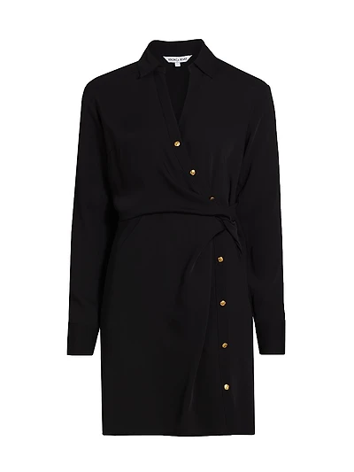 Wright Twist Mini-Shirtdress
