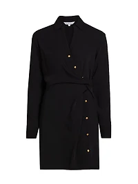 Wright Twist Mini-Shirtdress