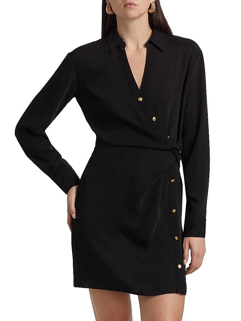 Wright Twist Mini-Shirtdress