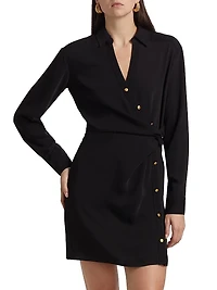 Wright Twist Mini-Shirtdress