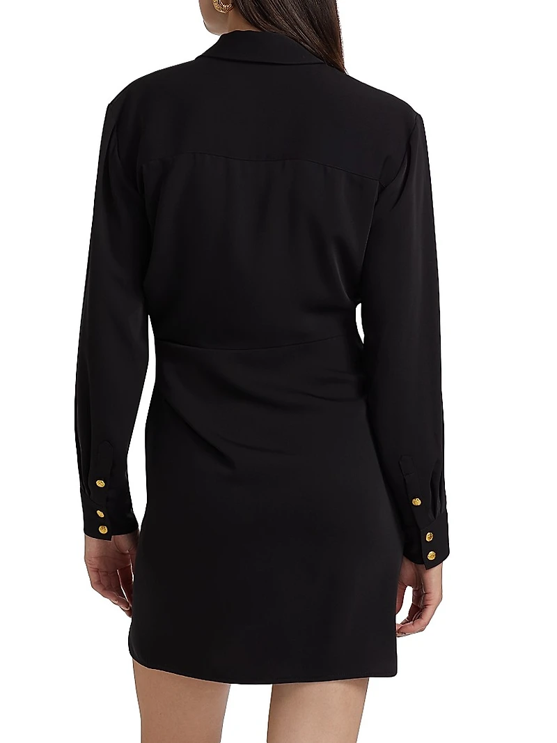 Wright Twist Mini-Shirtdress