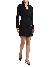 Wright Twist Mini-Shirtdress
