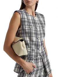 Tamara Plaid Cotton-Blend Vest