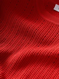 Nami Pointelle-Knit Midi-Dress