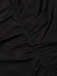 Ruched Long-Sleeve Top