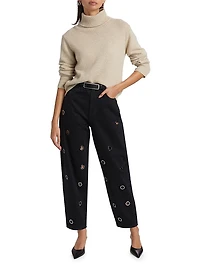 The Narrow Grommet Jeans