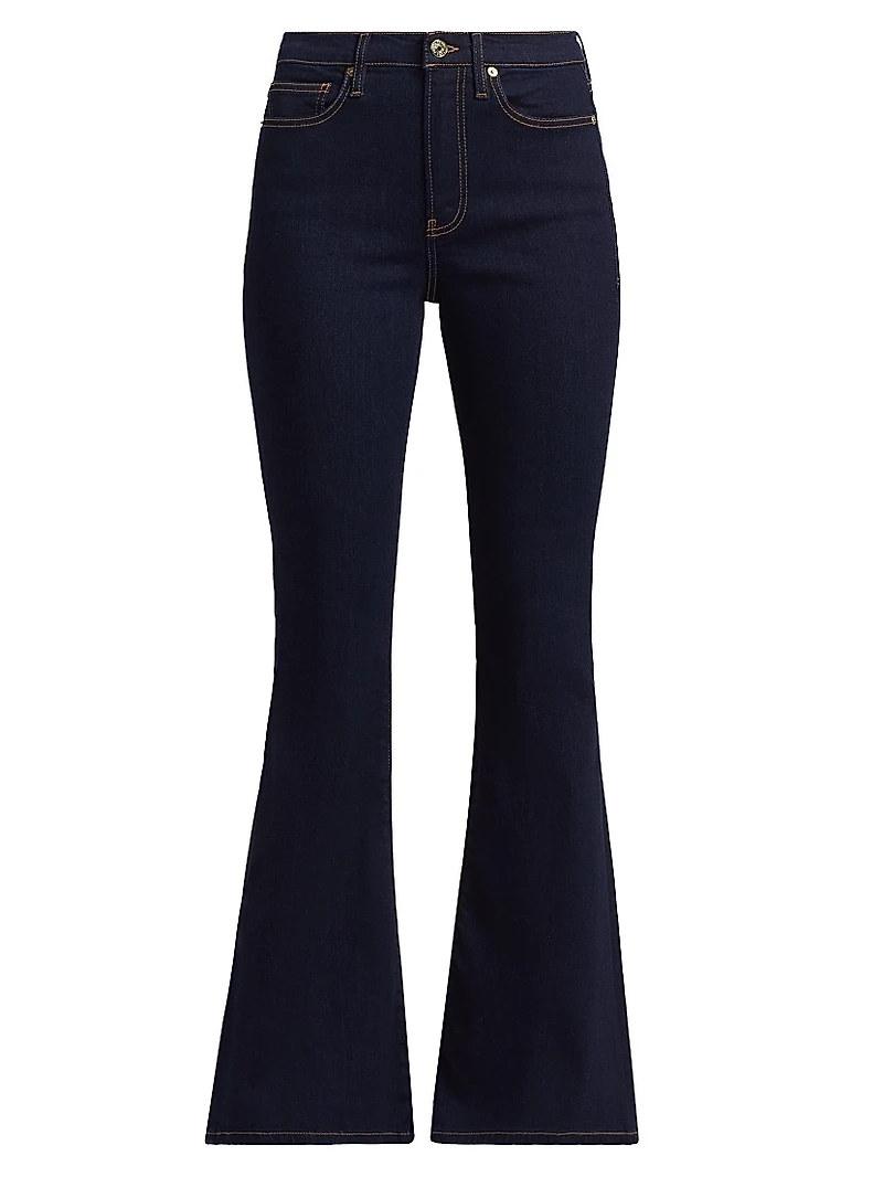 Le High Flare Mid-Rise Jeans