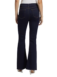 Le High Flare Mid-Rise Jeans