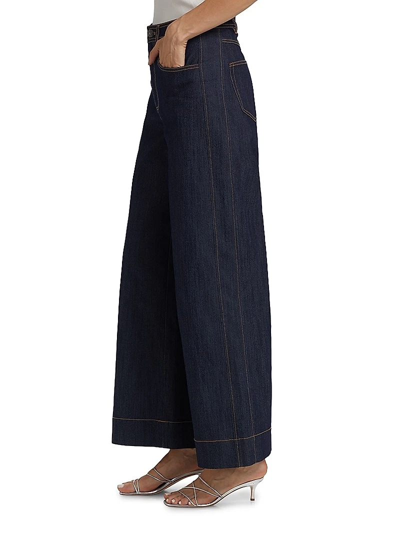 Betsy Stretch-Denim Flare Jeans