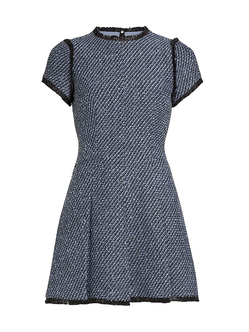 Nova Metallic Tweed Minidress